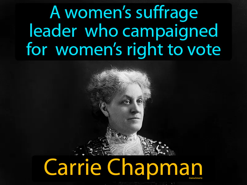 Carrie Chapman Definition