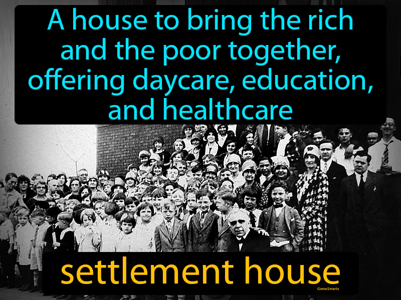 Settlement House Definition Settlement House Definition