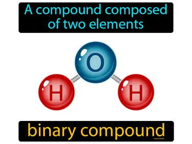 a compound composed of two elements