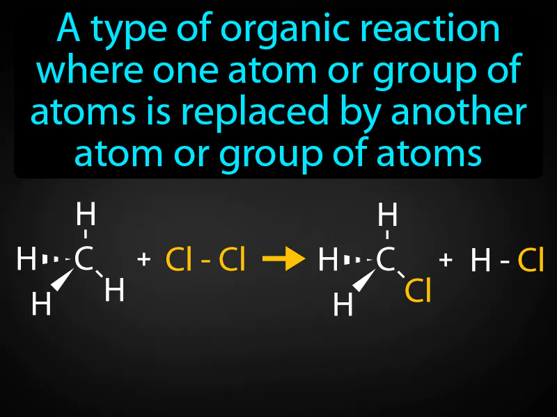 Substitution Reaction Definition Substitution Reaction Definition