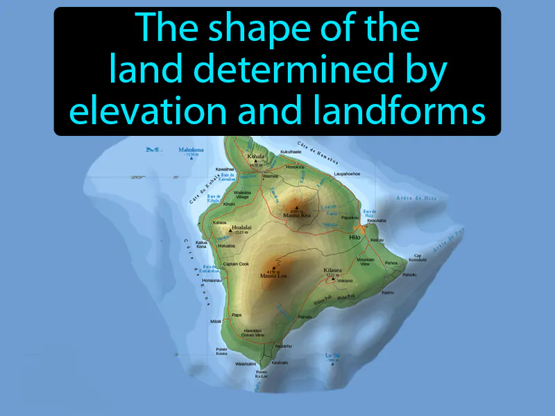 Topography Definition Topography Definition