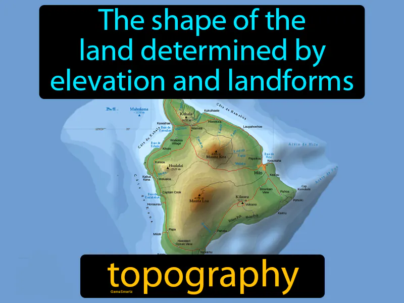 Topography Definition Topography Definition