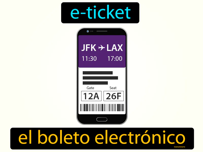 El Boleto Electronico Definition