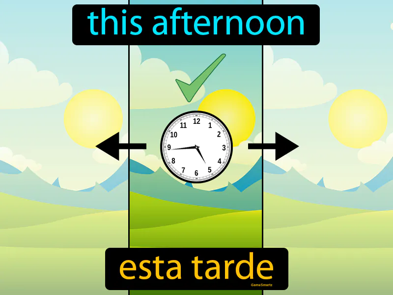 Esta Tarde Definition Esta Tarde Definition