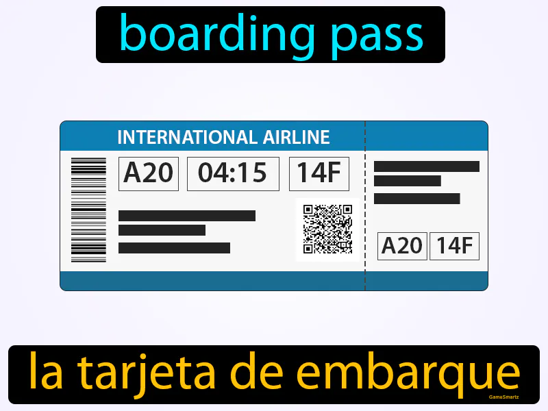 La Tarjeta De Embarque Definition