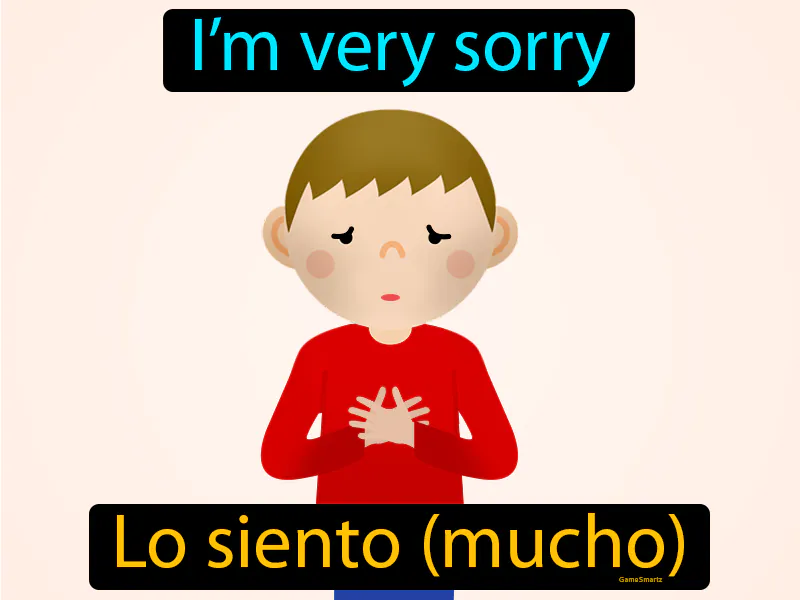 Lo Siento Mucho Definition
