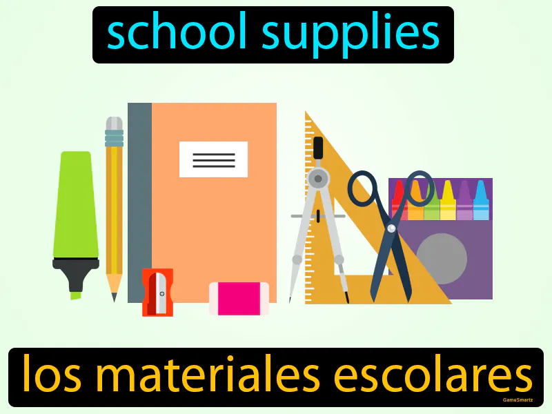 Los Materiales Escolares Definition