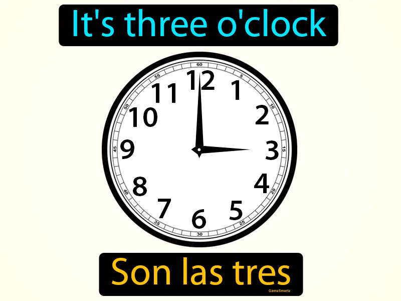 Son Las Tres Definition Son Las Tres Definition