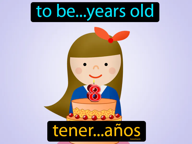 Tener Anos Definition
